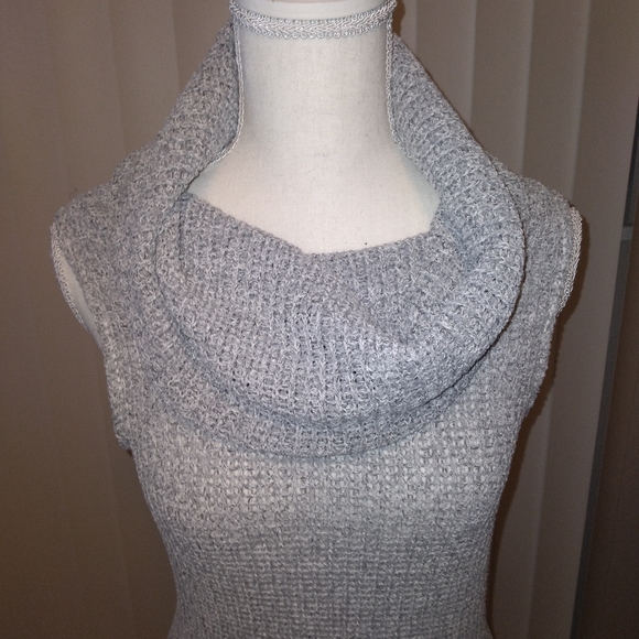 3 for $10 May Pink Gray Sweater Dress - Picture 3 of 5